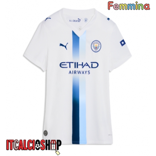 Manchester City Iliman Ndiaye #7 Terza Maglia Femmina 2026-27 Manica Corta